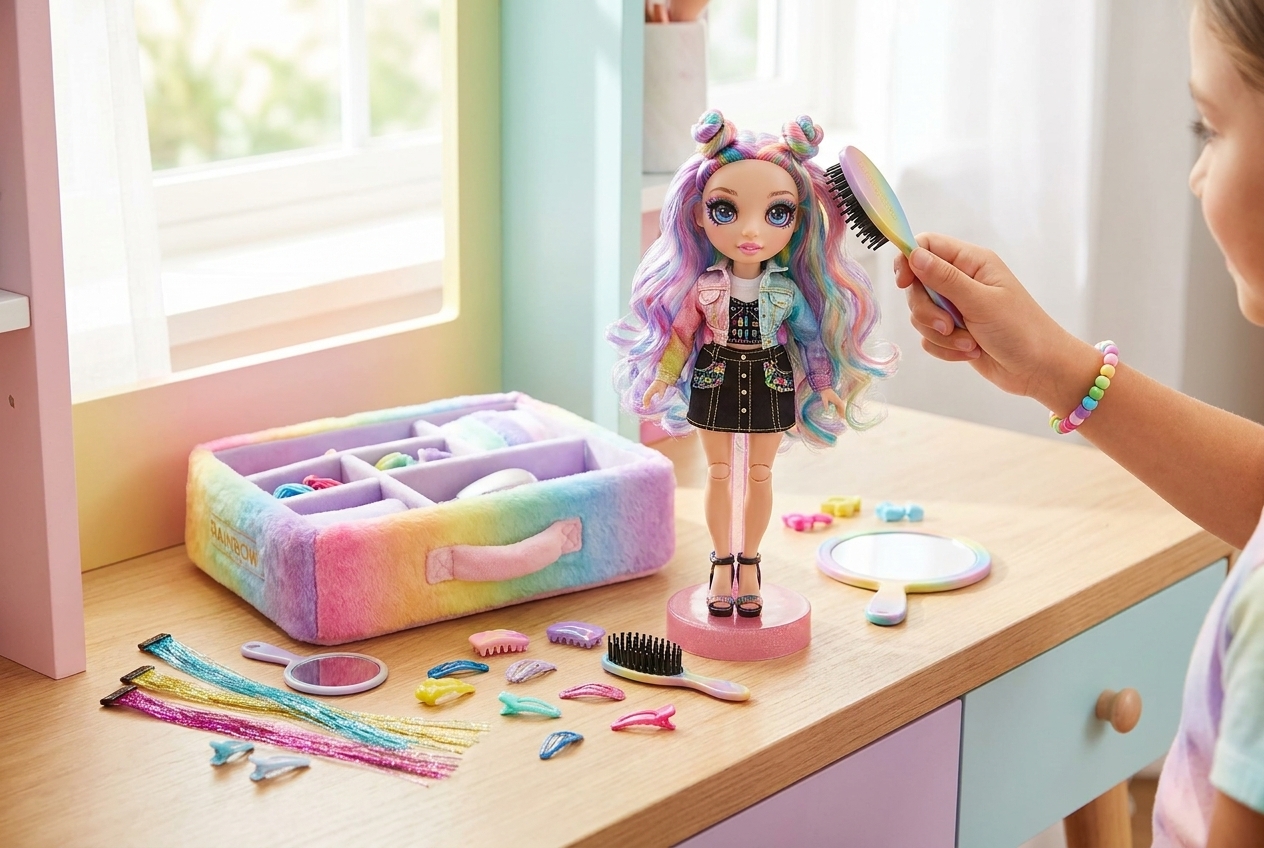 Haare stylen RAINBOW HIGH